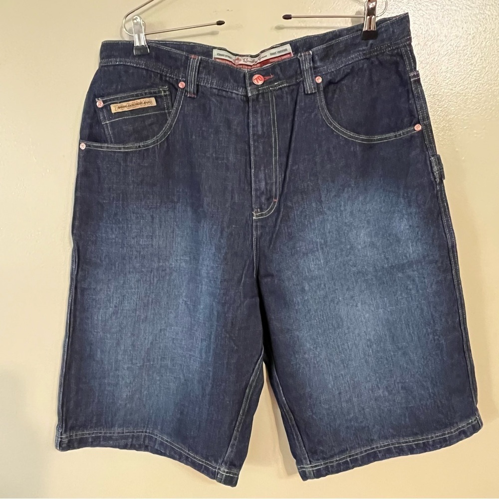 Brooklyn Express 70 Vintage Y2K Men's Denim Shorts Size 40W